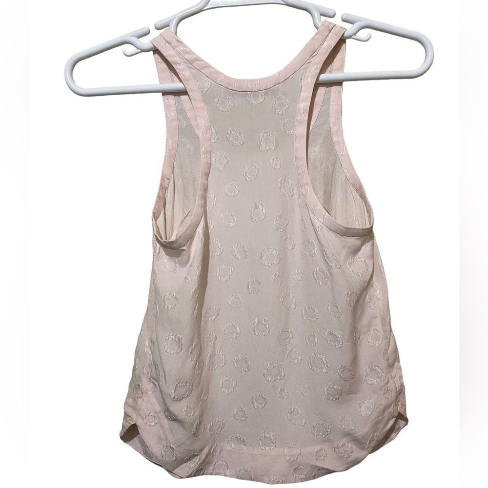 & Other Stories 100% Silk Pale Pink Embroidered Feminine Camisole Croquette - Picture 2 of 10